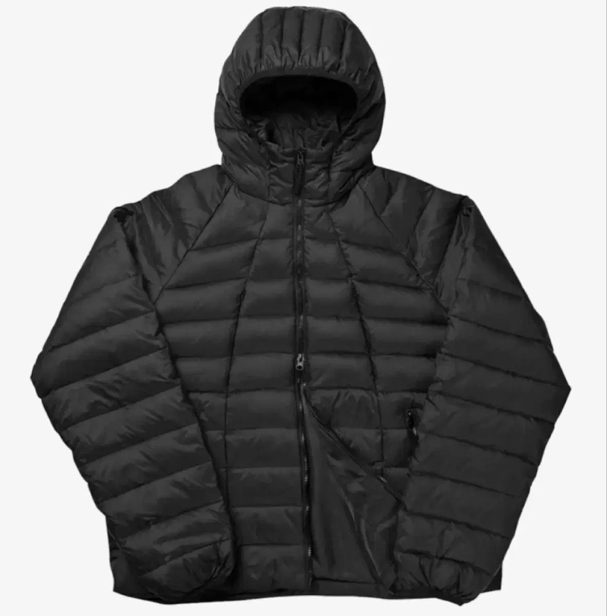 軽量ダウン オーストリッチダウン ブラック L XL 販売済み 2XL 3XL