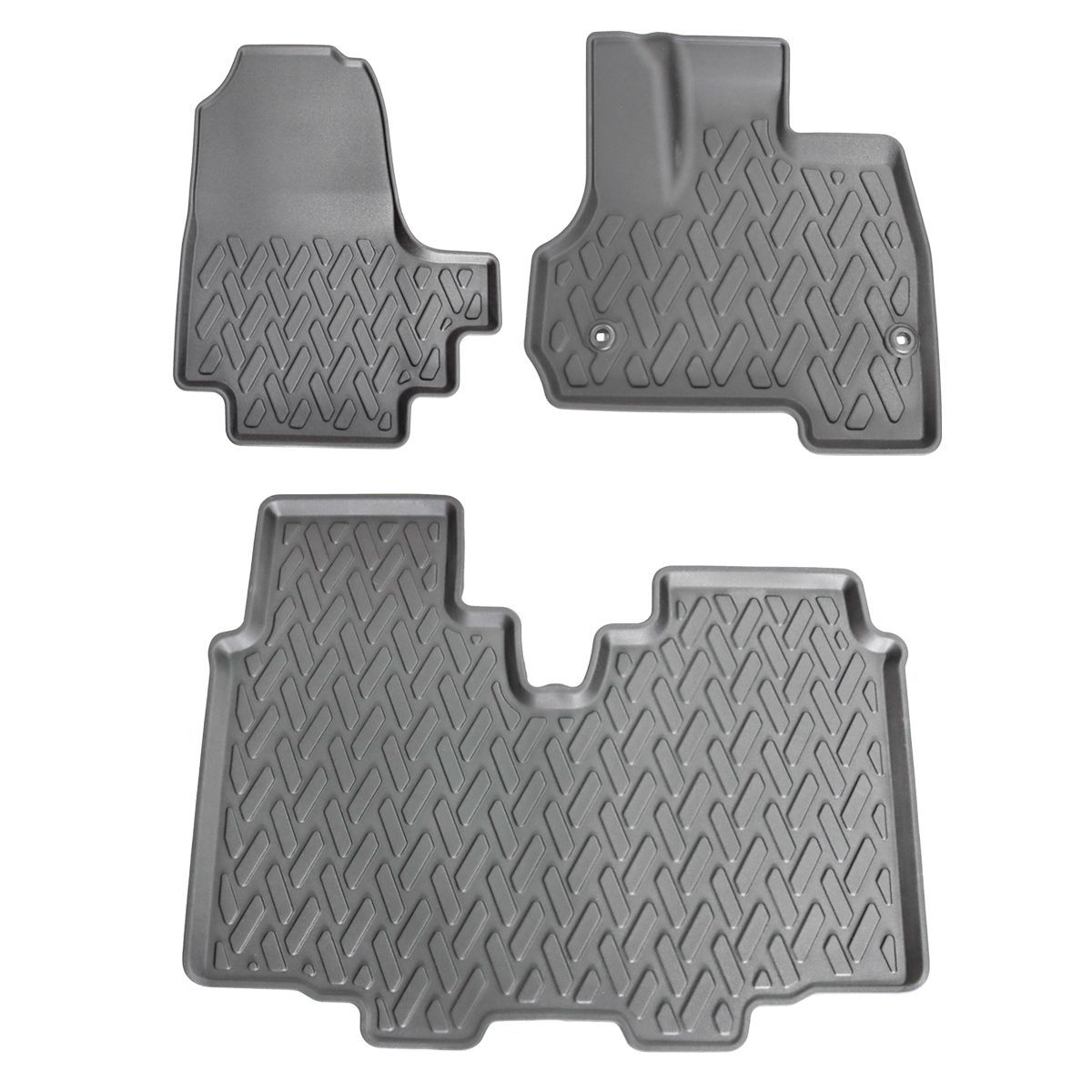 N-BOX JF3 JF4 フロアマット 3D ラバーマット フロント リア N-BOXカスタム ハイブリット NBOX 内装 マジックテープ カスタム おしゃれ 前 ブラック 汚れ防止 1台分 防水 防汚 防傷 アウトドア レジャ