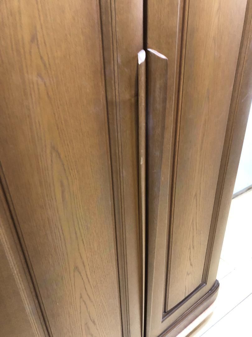府中家具　桐たんす　佐々木木工　大塚家具　洋ダンス　2枚扉　250523-4 府中家具 桐箪笥 佐々木木工 大塚家具 洋ダンス 2枚扉 タンス250523-4
