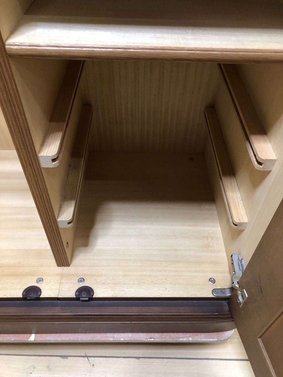 府中家具 桐箪笥 佐々木木工 大塚家具 洋ダンス 2枚扉 タンス250523-4