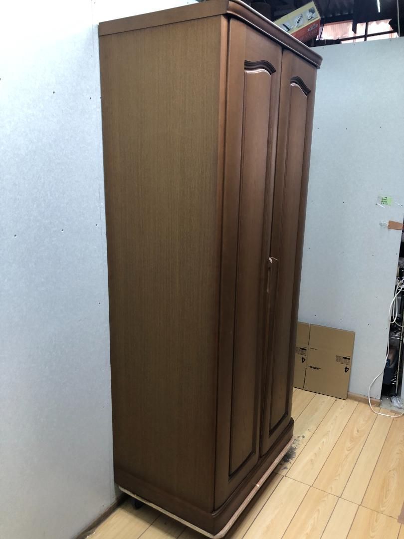 府中家具 桐箪笥 佐々木木工 大塚家具 洋ダンス 2枚扉 タンス250523-4
