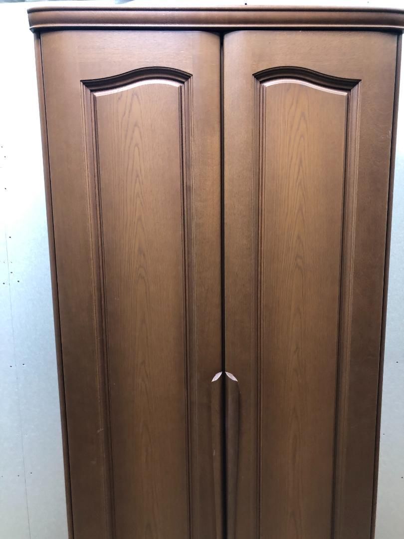 府中家具 桐箪笥 佐々木木工 大塚家具 洋ダンス 2枚扉 タンス250523-4