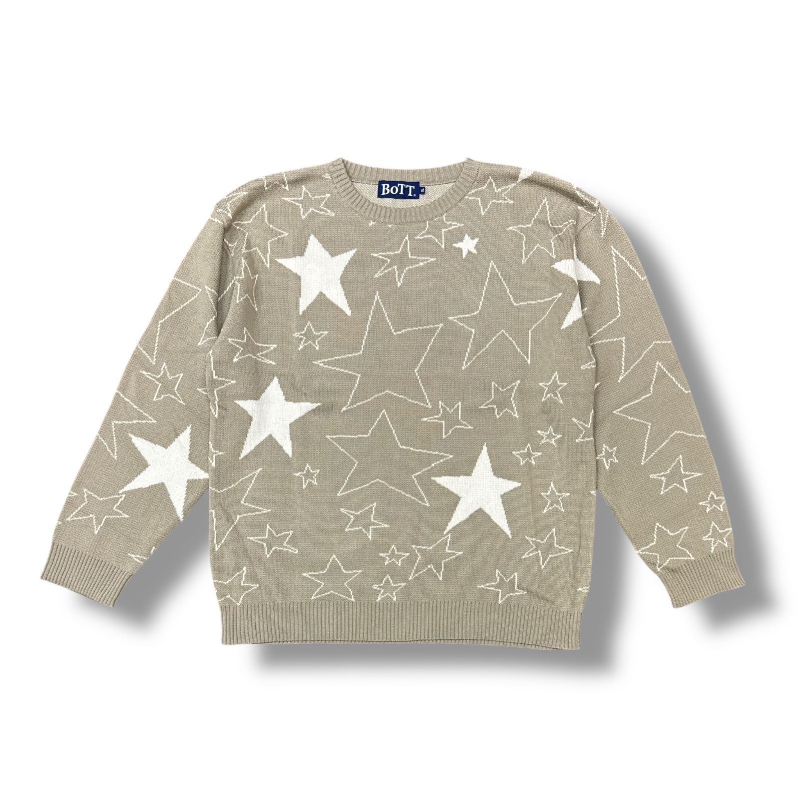 BOTT ニット/セーター BoTT◇25SS⁄BAMBOO CAMO PRINTED SWEATER⁄首・袖 