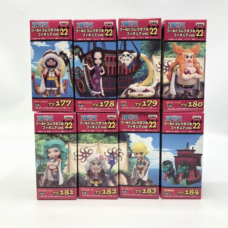 【新品・未開封】ワンピース　ワーコレ　フィギュア　　22点セットまとめ売り 中古】未開封)ワンピース ワールドコレクタブルフィギュア vol.22 8種