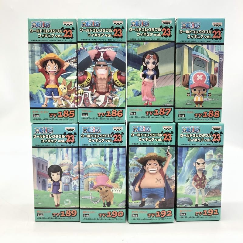 中古】未開封)ワンピース ワールドコレクタブルフィギュア vol.23 8種