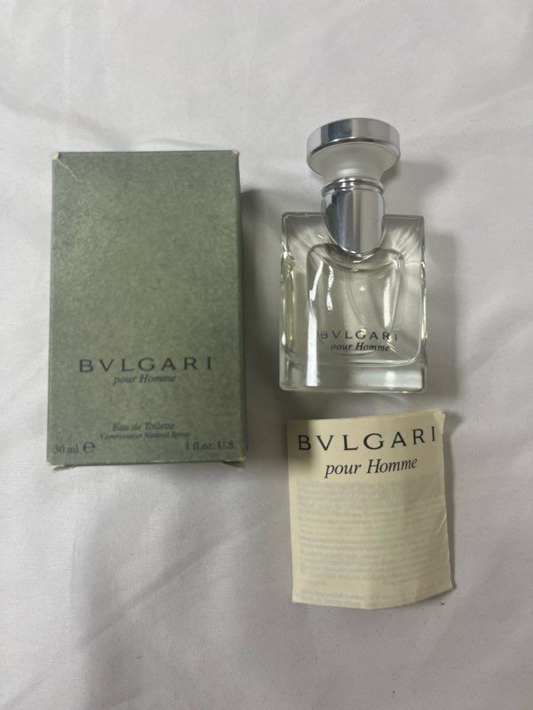 【220299】BVLGARI ブルガリ  Pour Homme プールオム オードトワレ　香水　30ml  イタリア製　残量8割ほど