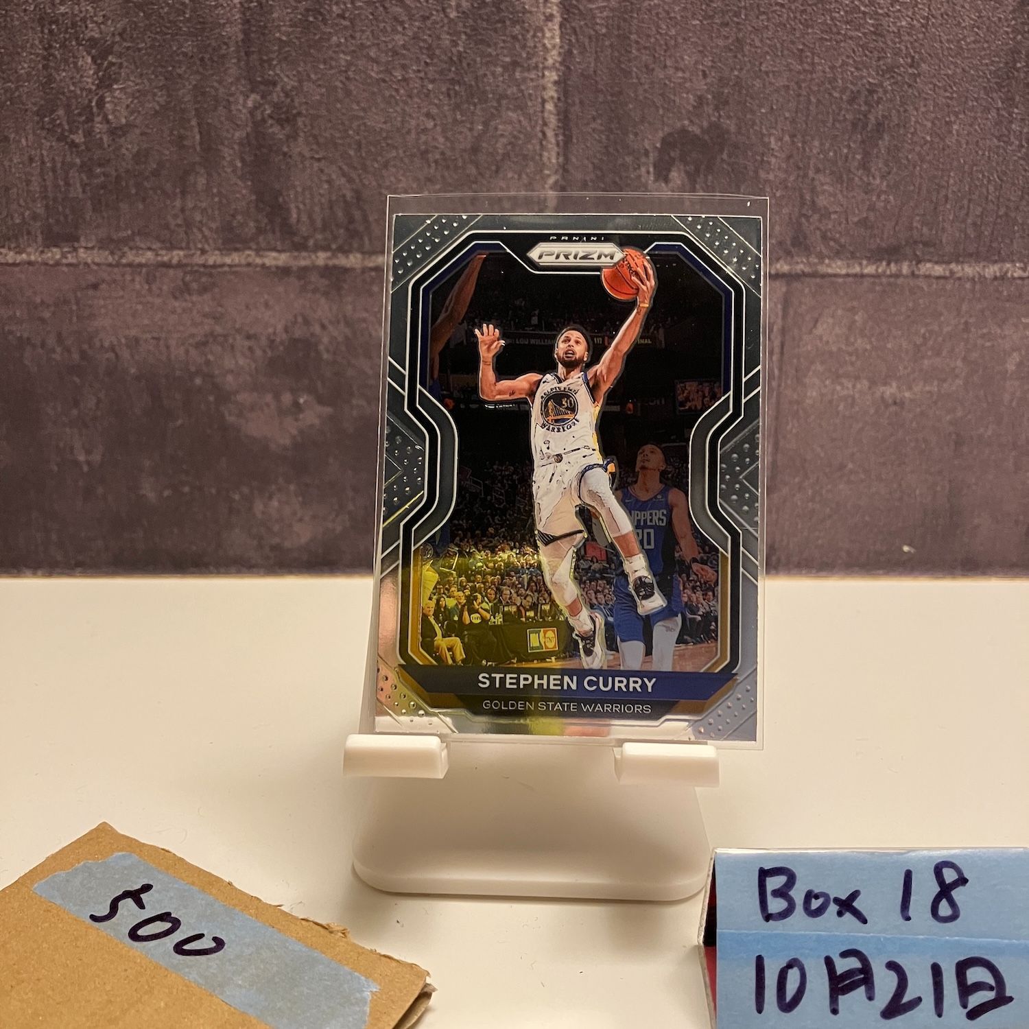 2021 Panini Stephen Curry Golden State Warriors Prizm カード