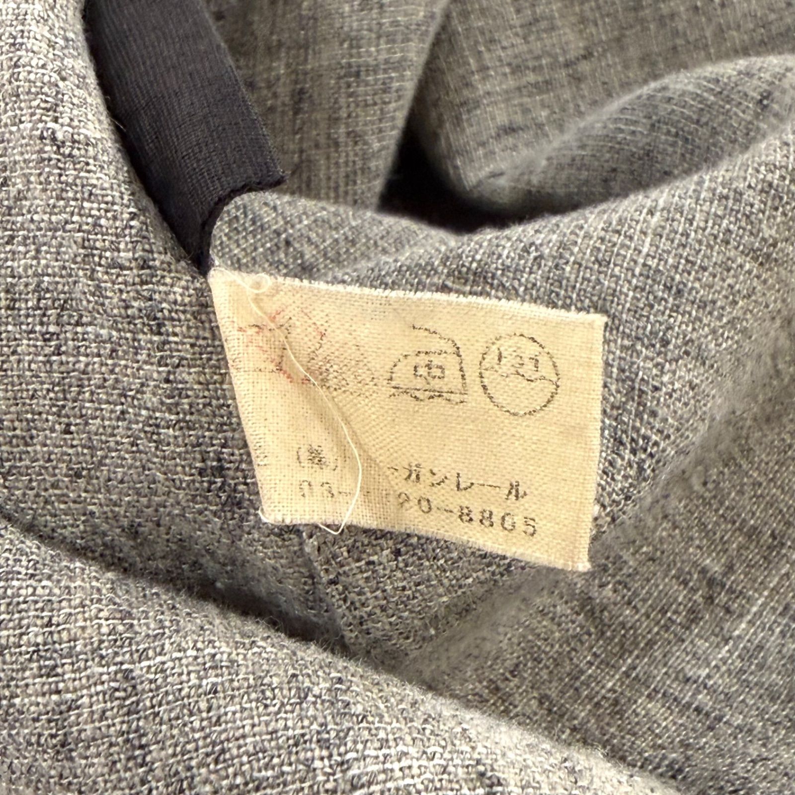 Jurgen Lehl ヨーガンレール 麻100% ボタンレス 羽織 ジャケット