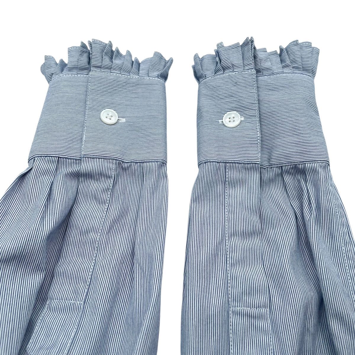 【中古】CELINE セリーヌ ストライプ ブラウス 20ZX3034F シャツ・ブラウス カジュアル サイズ34 ブルー 25015168 RD 中古】CELINE セリーヌ ストライプ ブラウス 20ZX3034F シャツ