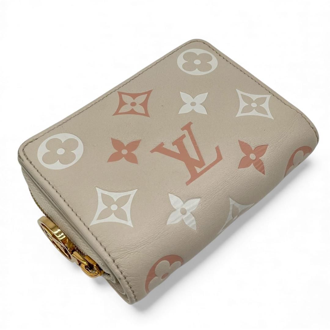 Y【超極美品】ルイヴィトン Louis Vuitton 二つ折り財布 モノグラム 