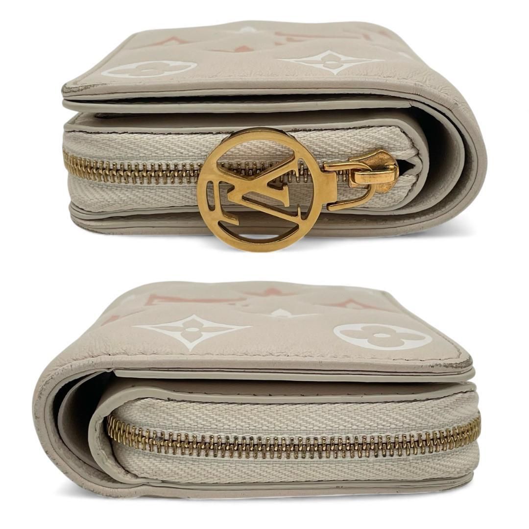 Y【超極美品】ルイヴィトン Louis Vuitton 二つ折り財布 モノグラム 