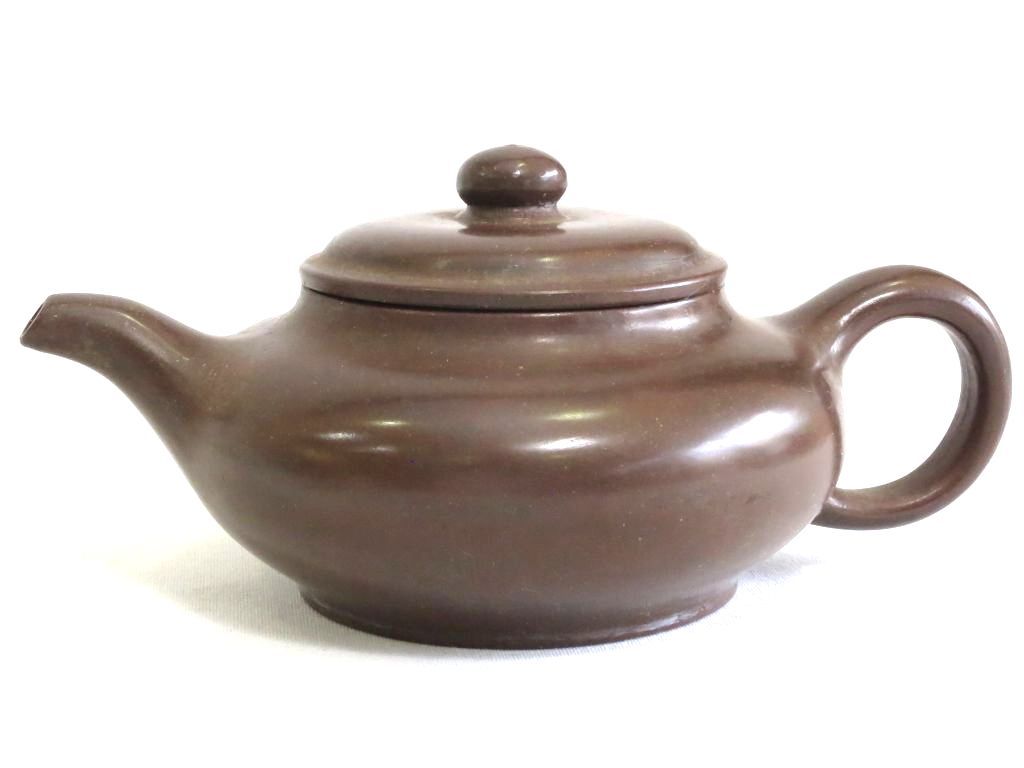 クリアランス 【223345】 中国 紫砂茶壺 中國宜興 江蘇省 古美術 急須
