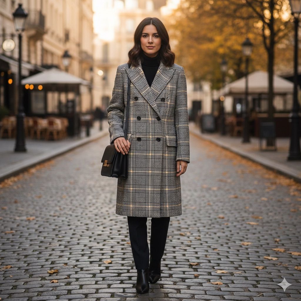LAUREN RALPH LAUREN グランチェック ダブルコート サイズ2 - メルカリ