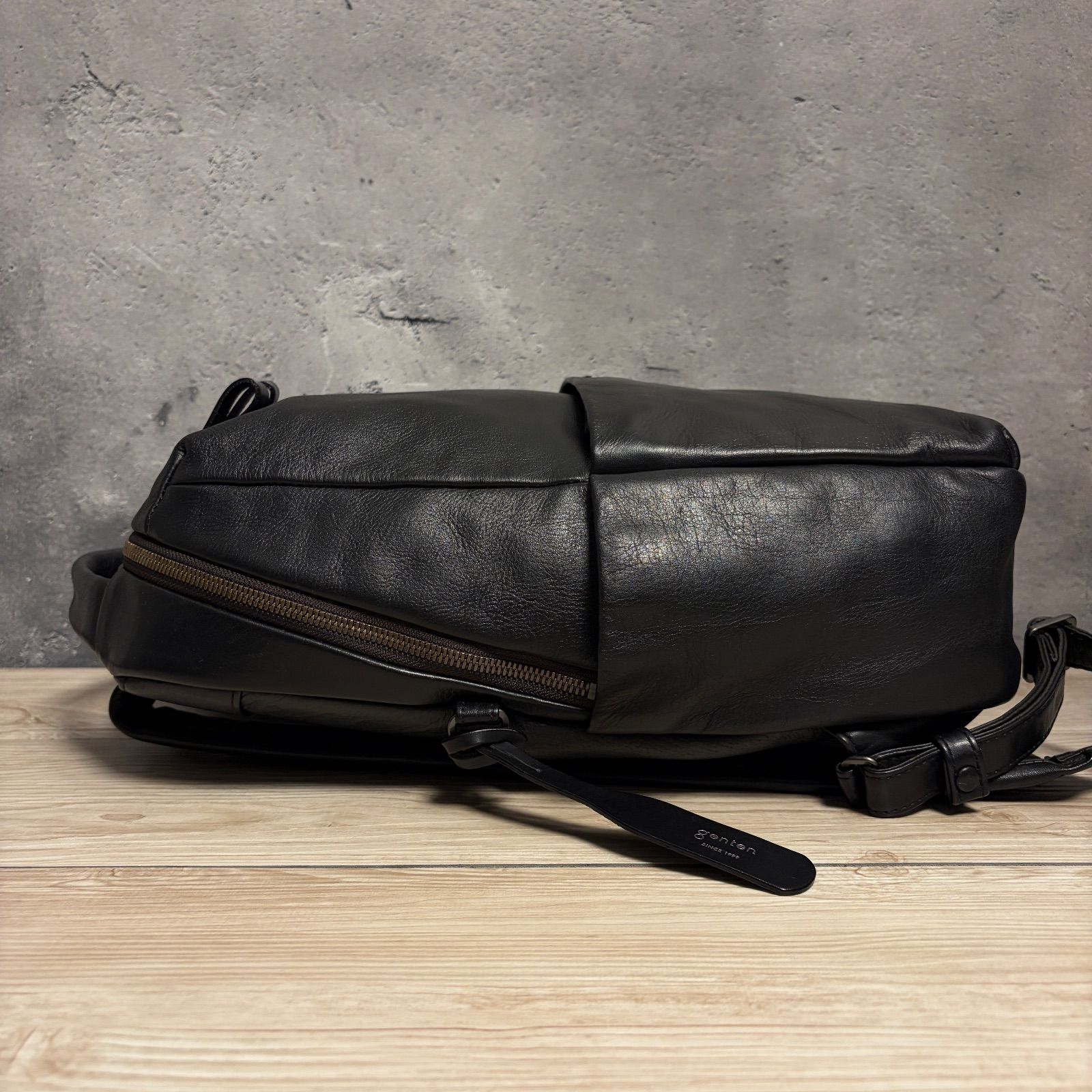 ✨genten ゲンテン ニュート レザーリュック ブラック 本革 美品