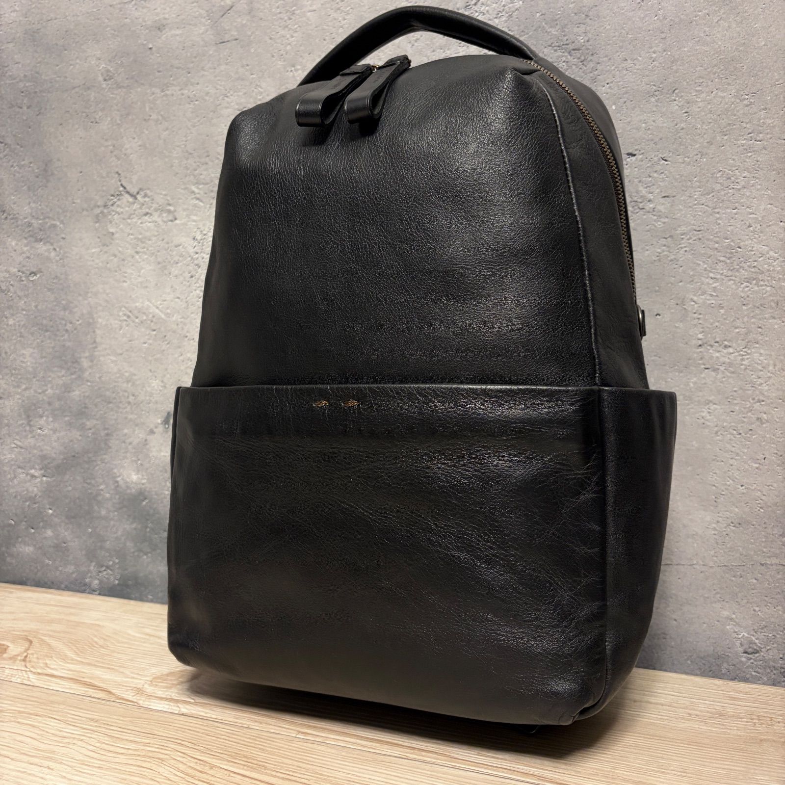✨genten ゲンテン ニュート レザーリュック ブラック 本革 美品 