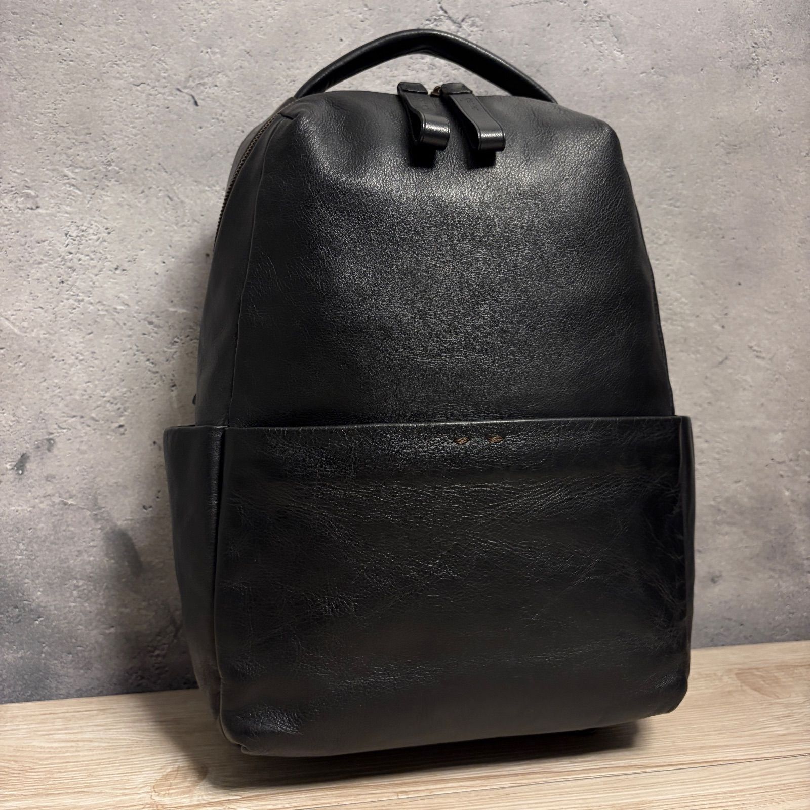 ✨genten ゲンテン ニュート レザーリュック ブラック 本革 美品