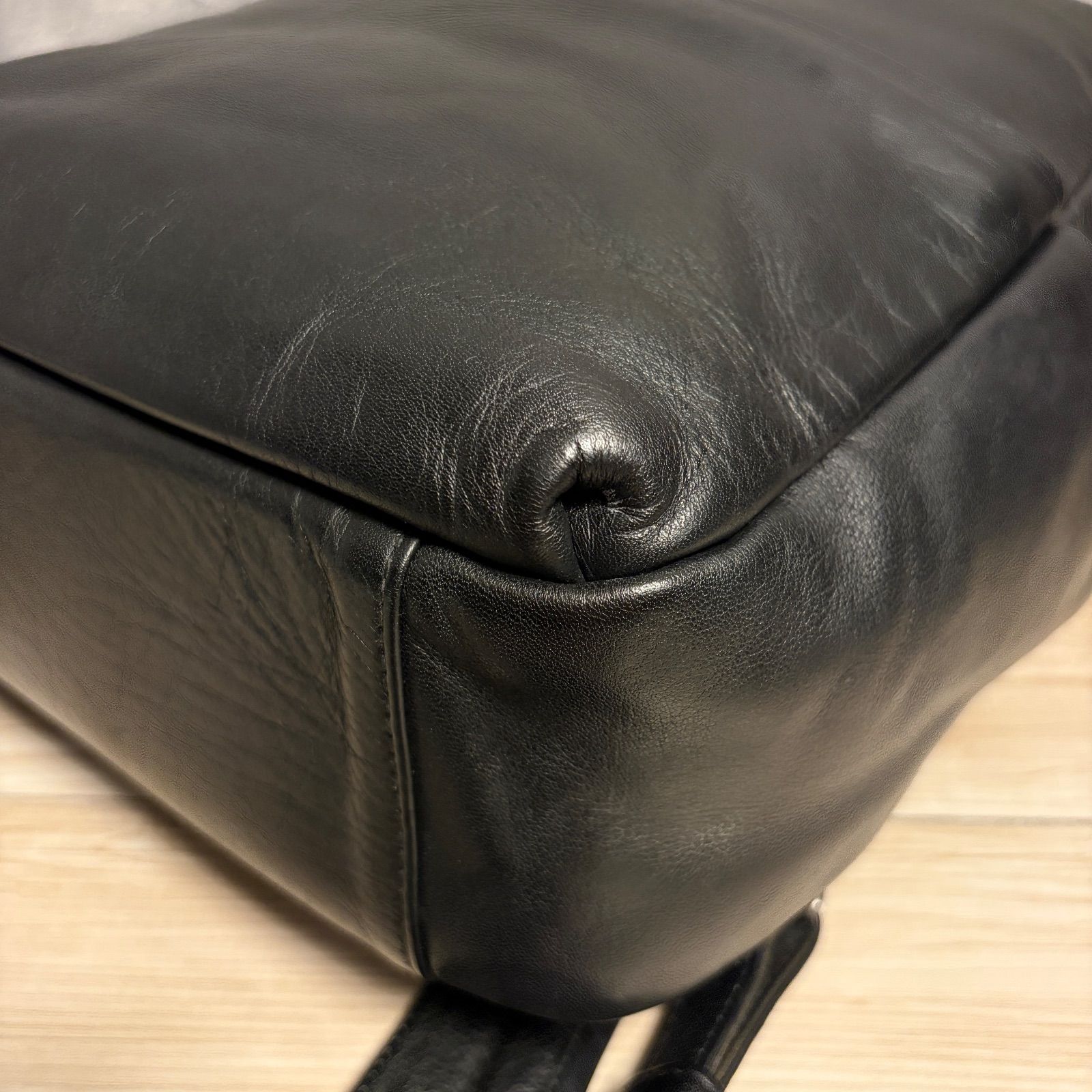 ✨genten ゲンテン ニュート レザーリュック ブラック 本革 美品