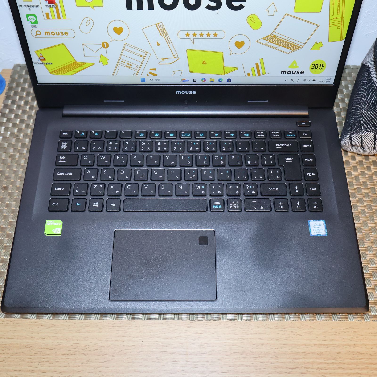 Win11公式対応8世代i7/メ8/新品SSD512/グラボ搭載/無線/カメラ 【公式