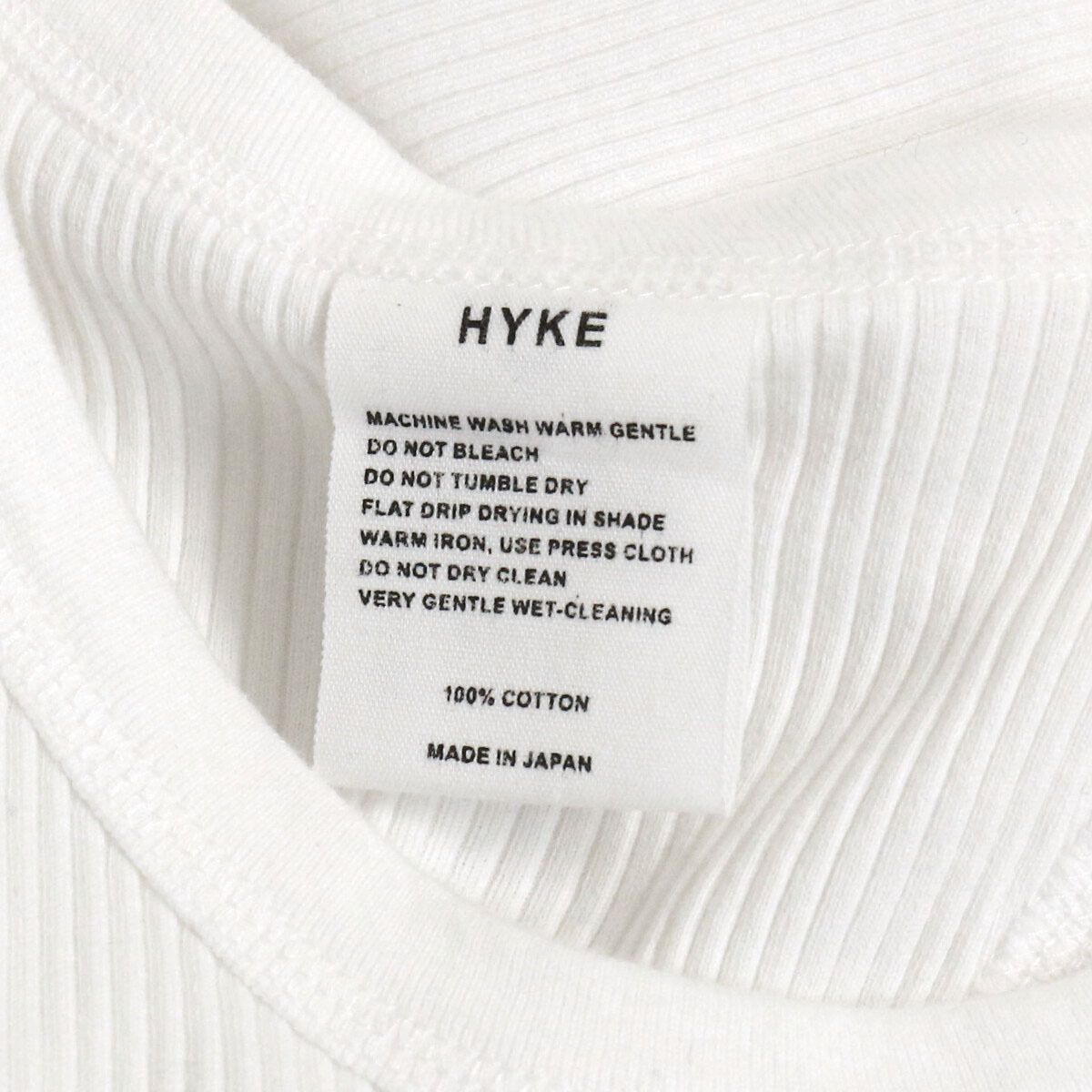 HYKE ハイク DOUBLE SHOULDER TANK TOP ダブルショルダータンクトップ