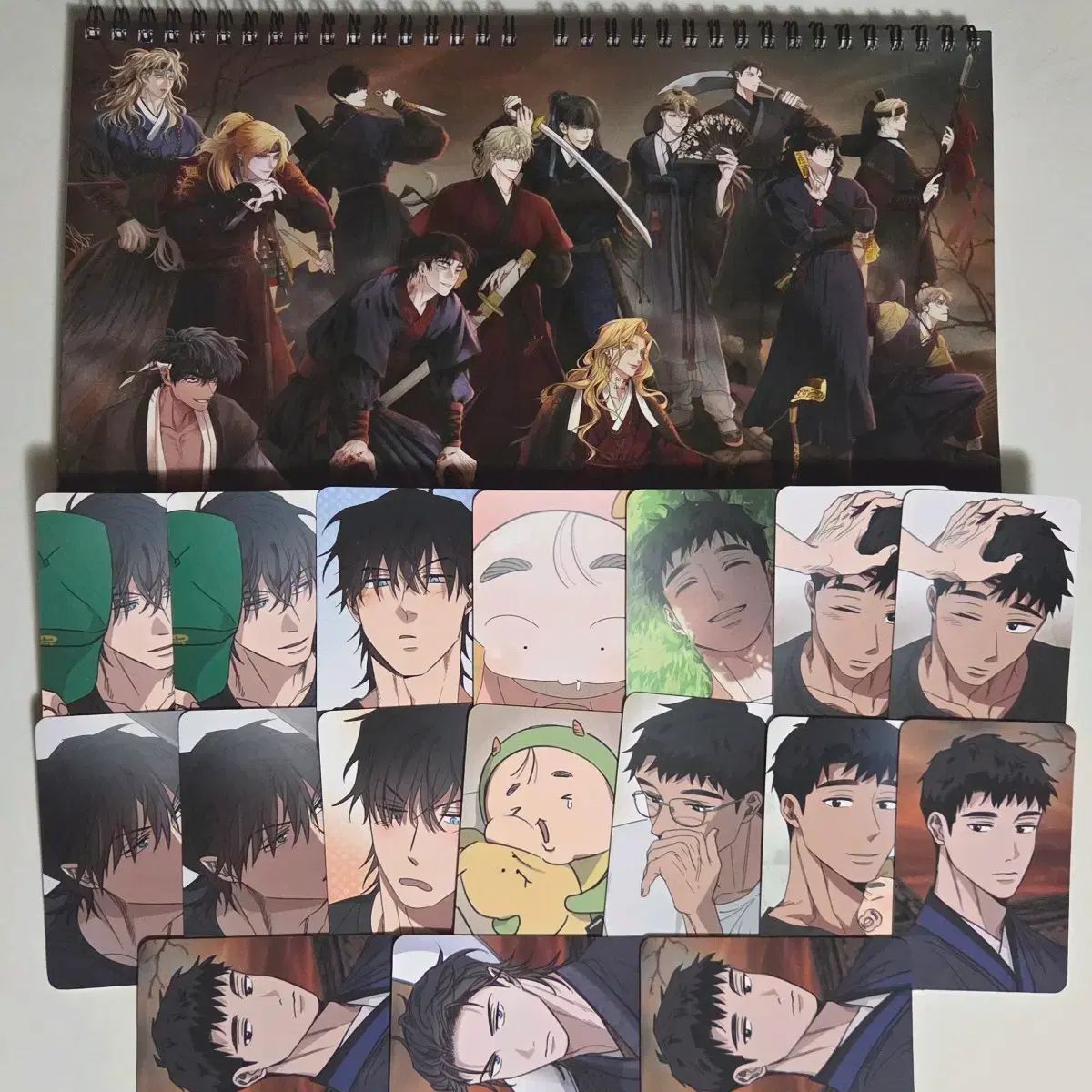 JMEESHOP BOMTOON 사화 カレンダー 해뜨는ジップ 水辺の夜