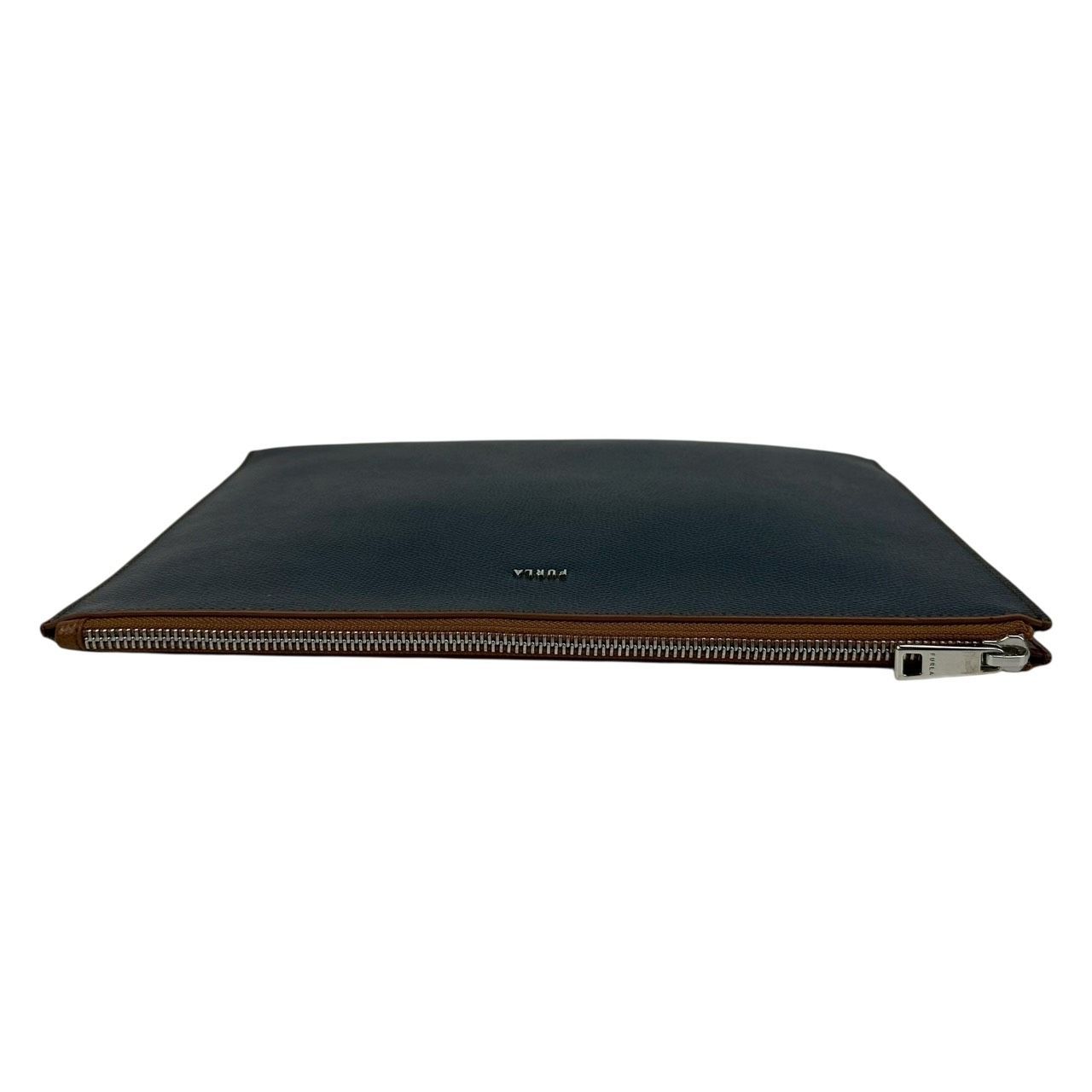 B4303】 FURLA フルラ クラッチバッグ セカンドバッグ ポーチ ネイビー