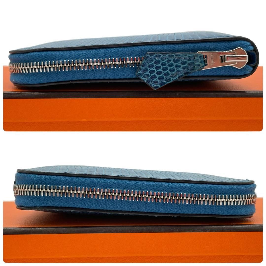 新品同様】エルメス HERMES リザード アザップロング オールレザー 長