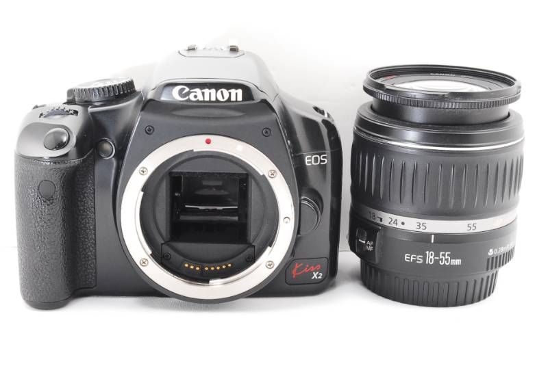 カメラ Canon EOS Kiss x2 届いてすぐ使える！初心者オススメ♪ 338k780