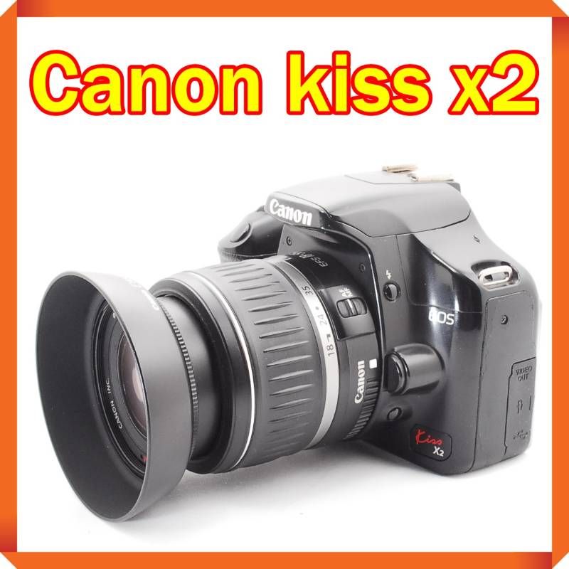 カメラ Canon EOS Kiss x2 届いてすぐ使える！初心者オススメ♪ 338k780
