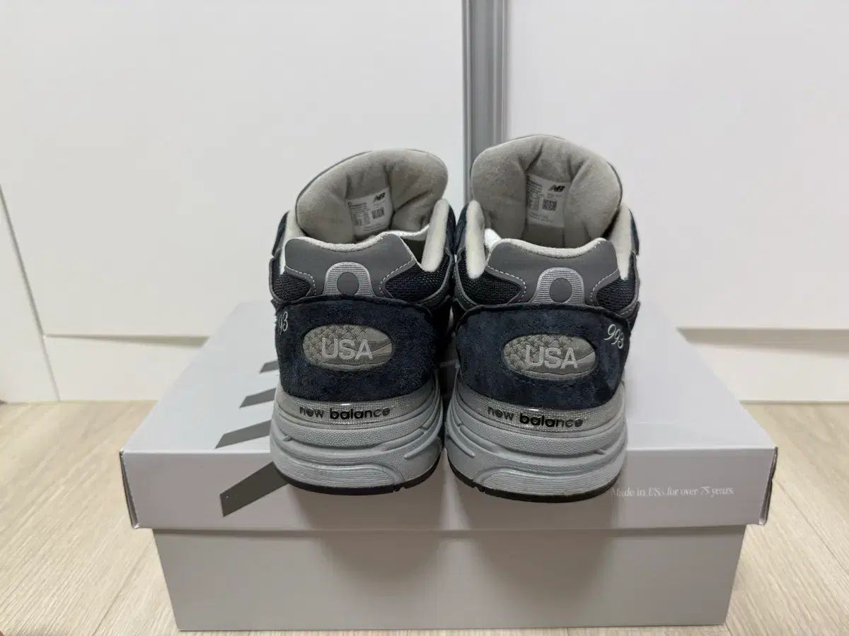 ニューバランス 993 ネイビー 25.5 サイズ - メルカリ