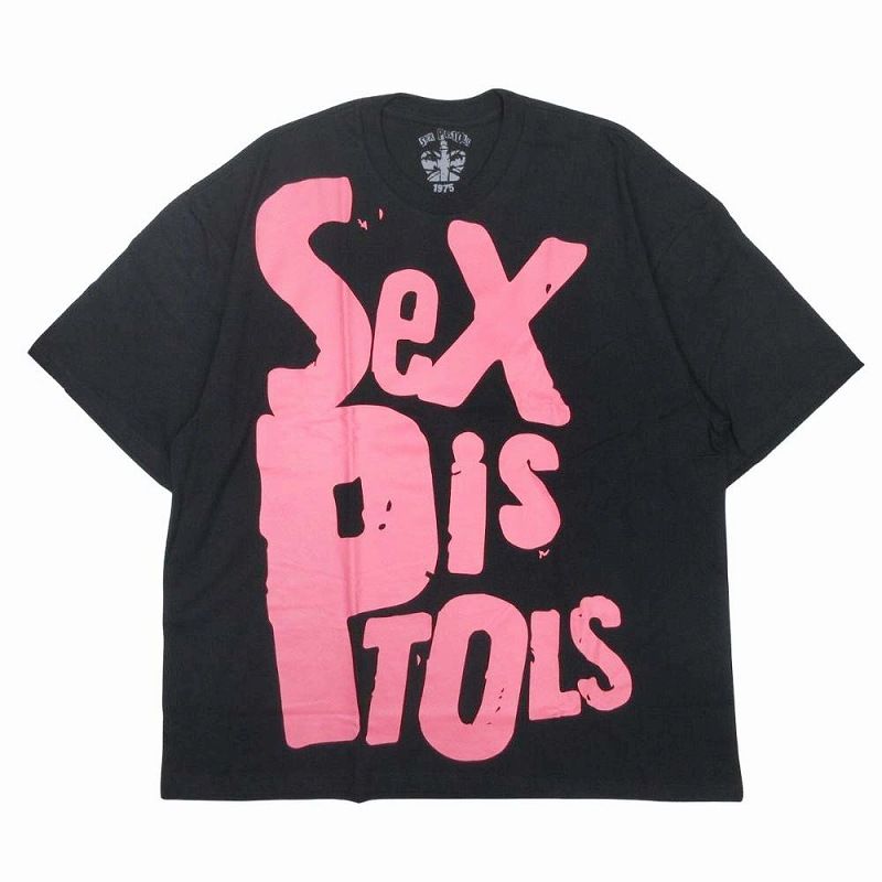 【中古】極美品 24ss マスターマインド × セックスピストルズ プリント オーバーサイズ Tシャツ 半袖 M 黒 ブラック 極美品 24ss マスターマインド × セックスピストルズ mastermind JAPAN