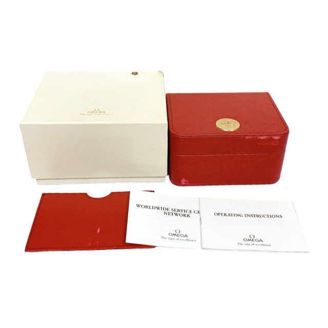 空箱★OMEGA　オメガ　時計箱　赤 オメガ 時計用 純正 BOX 箱 箱のみ タグ 空箱 時計ケース ボックス