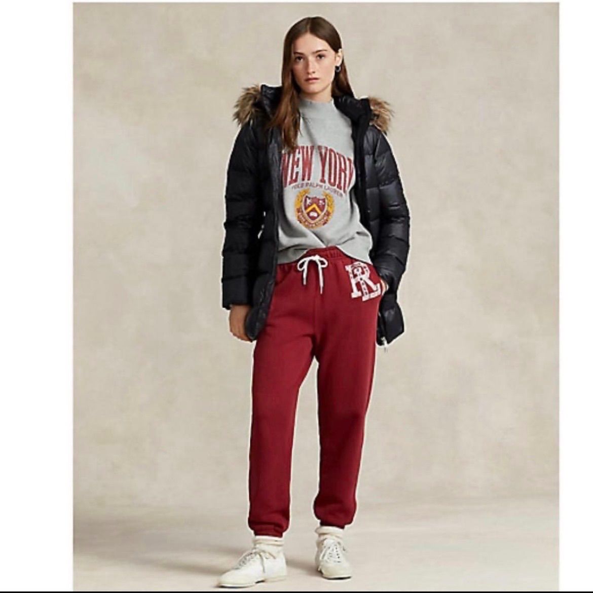 美品 ラルフローレン ウォーターリペラント ダウン ジャケット左腕