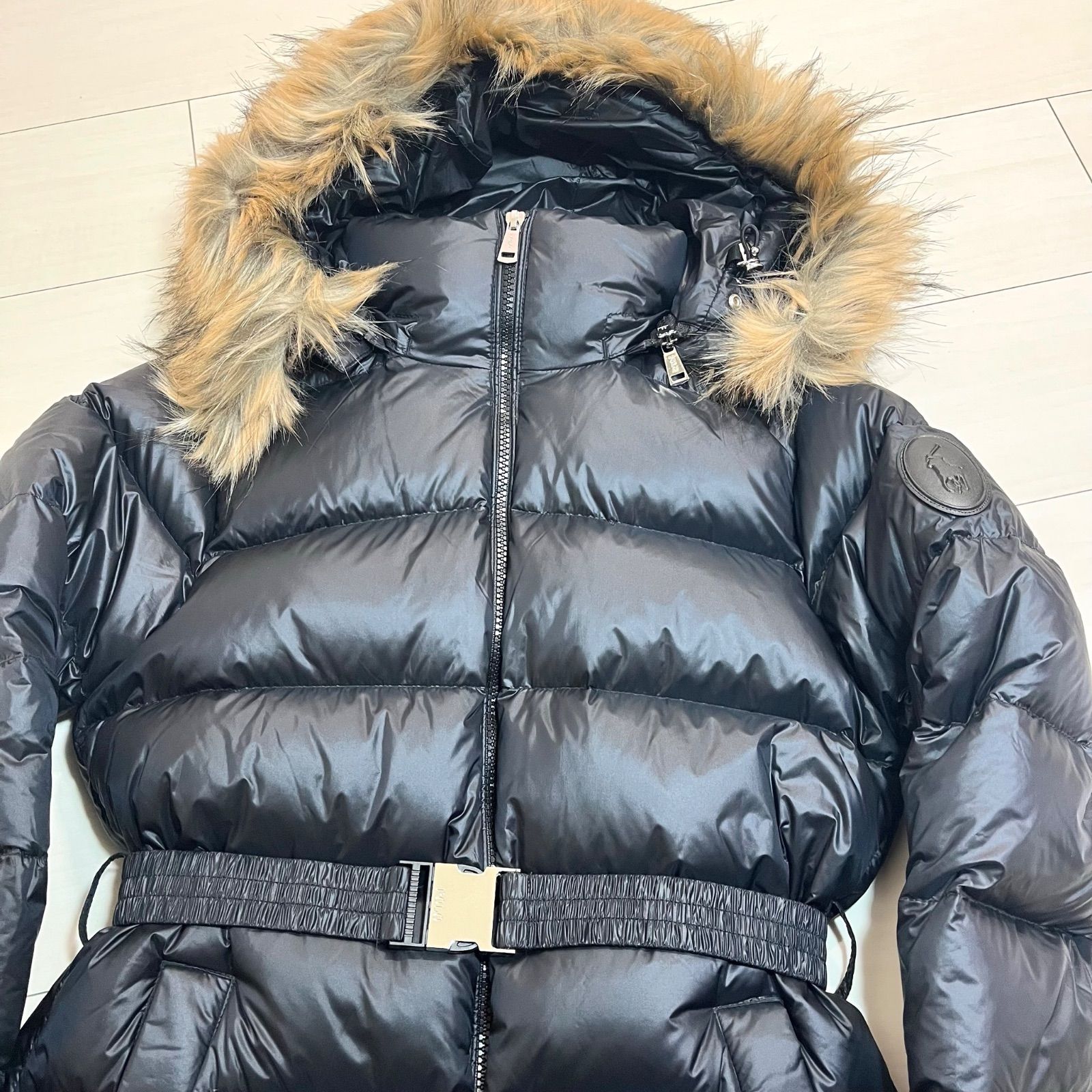 美品 ラルフローレン ウォーターリペラント ダウン ジャケット左腕