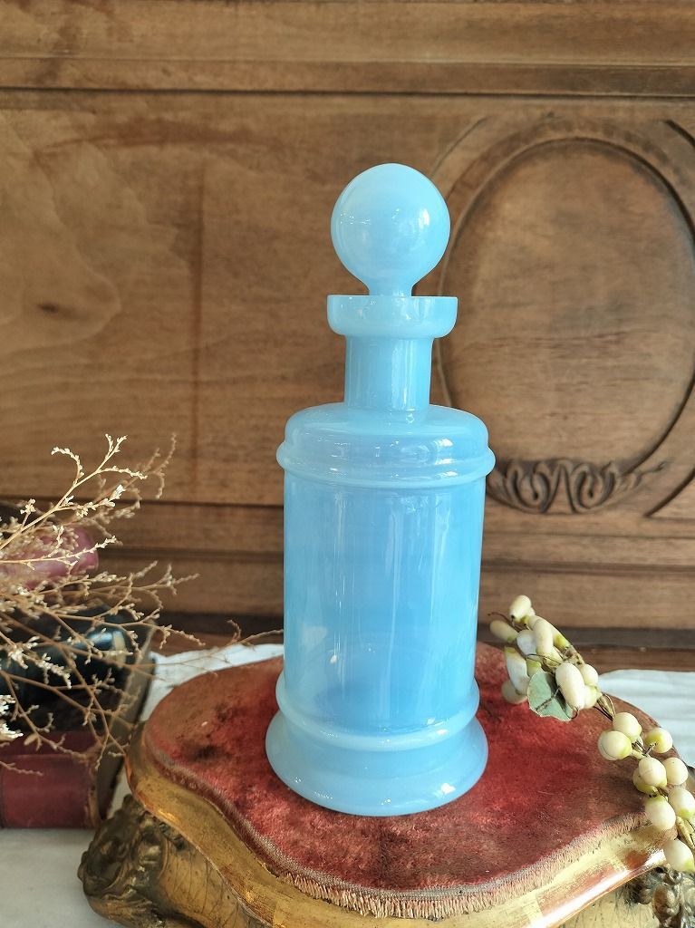 フランス アンティーク オパリン ガラス 香水瓶 美品 - メルカリ