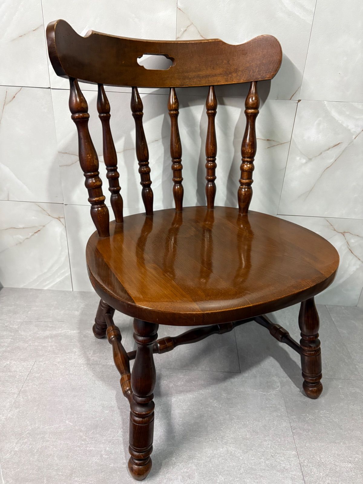 ④ 柏木工 KASHIWA ウィンザーチェア オールド ろくろ脚 vintage