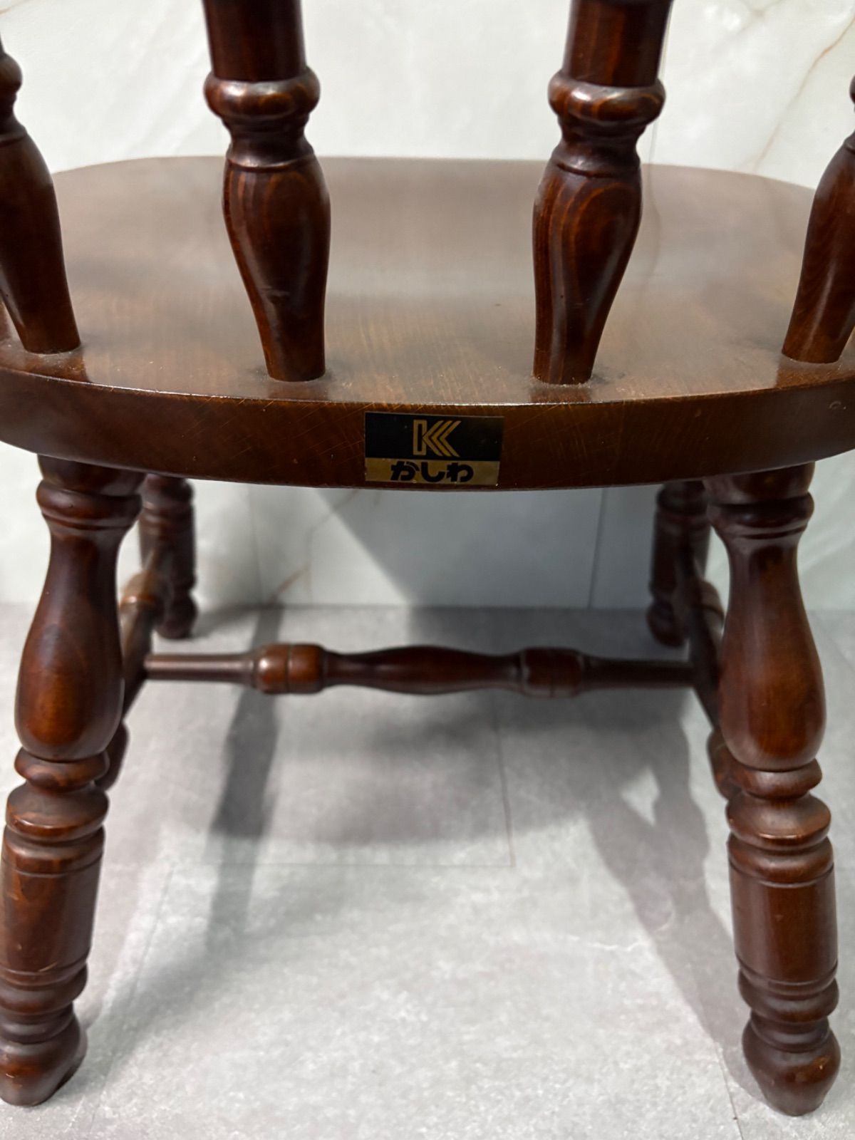 ④ 柏木工 KASHIWA ウィンザーチェア オールド ろくろ脚 vintage