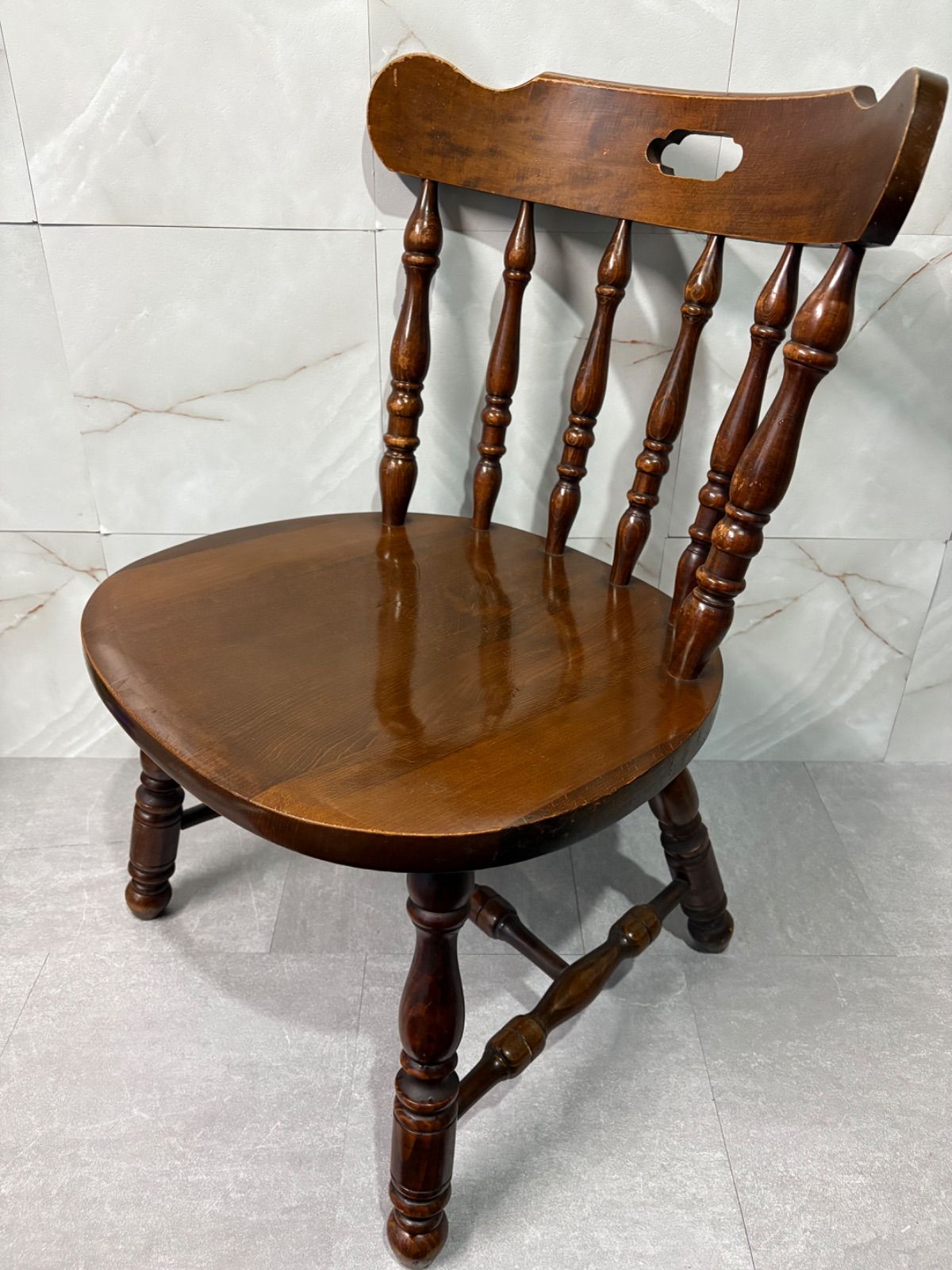 ④ 柏木工 KASHIWA ウィンザーチェア オールド ろくろ脚 vintage