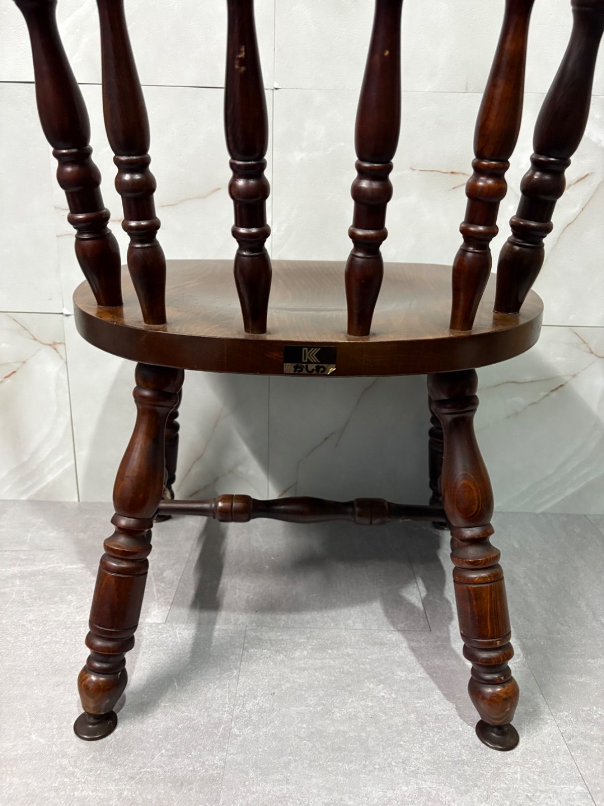 ⑤ 柏木工 KASHIWA ウィンザーチェア オールド ろくろ脚 vintage