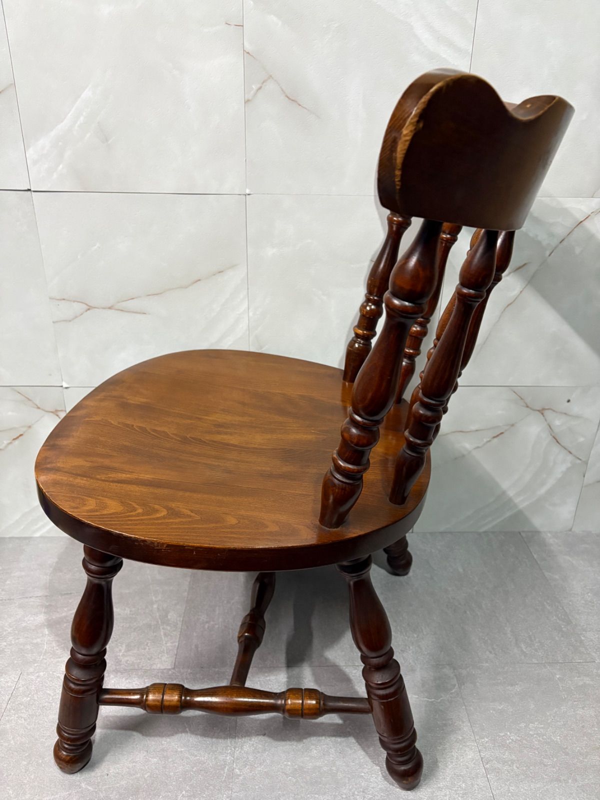 ⑥ 柏木工 KASHIWA ウィンザーチェア オールド ろくろ脚 vintage