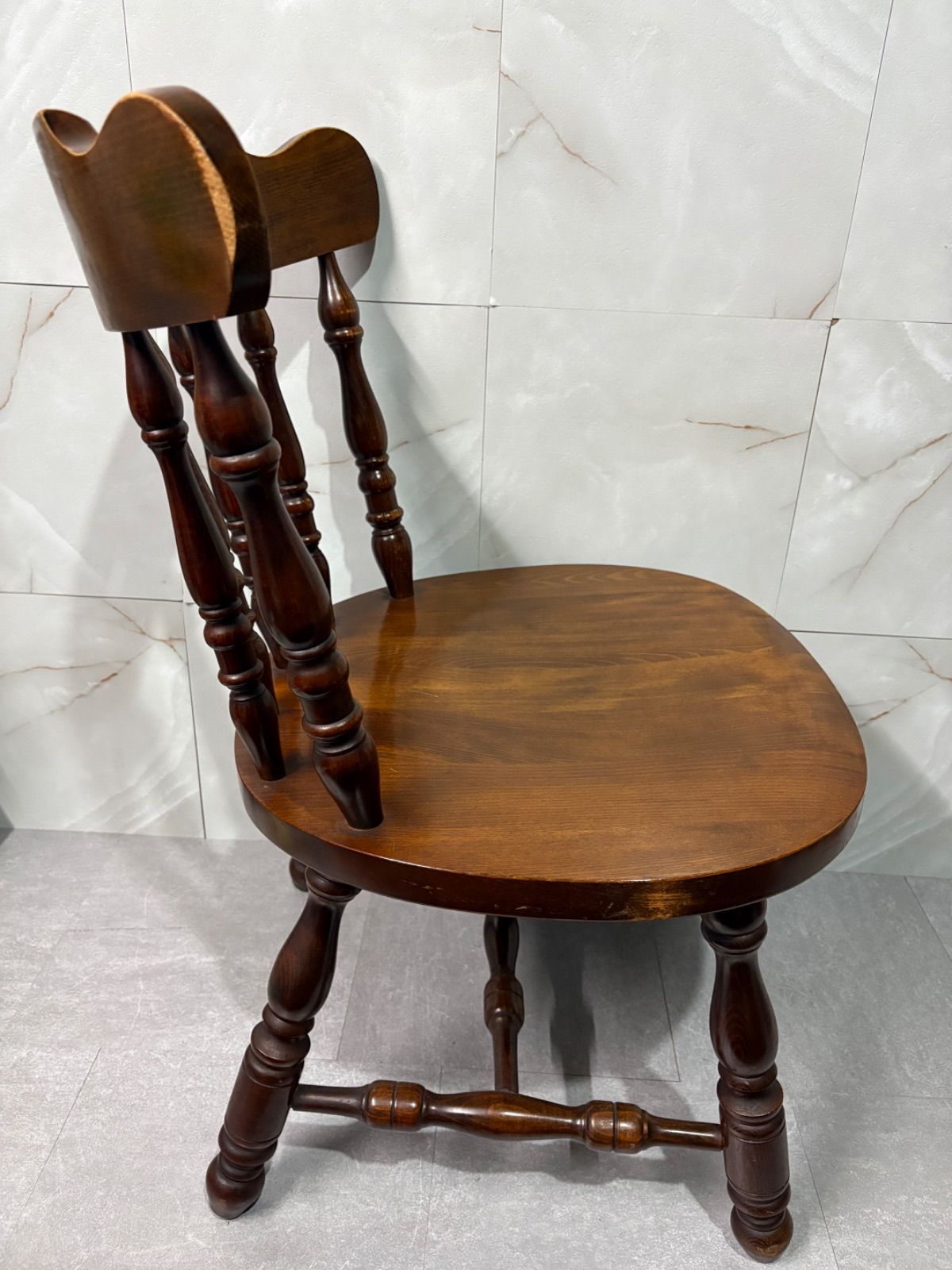 ⑥ 柏木工 KASHIWA ウィンザーチェア オールド ろくろ脚 vintage