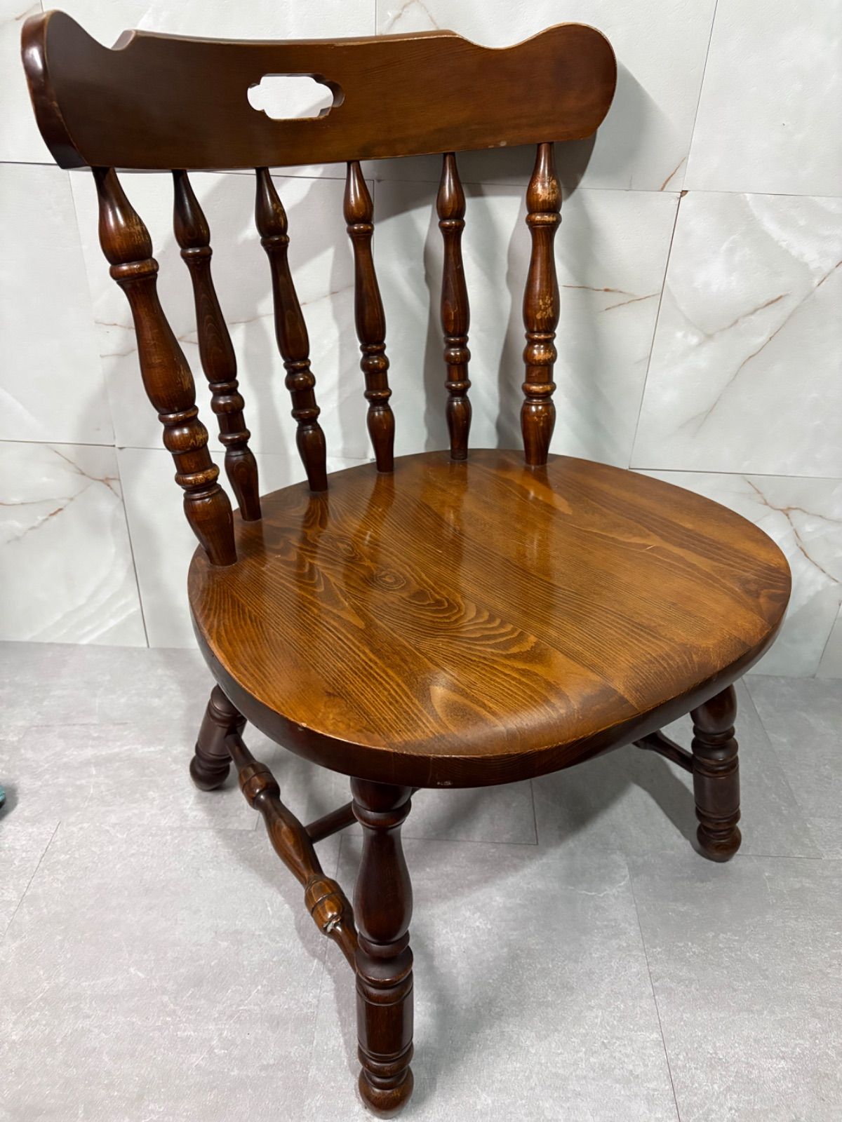 ⑦ 柏木工 KASHIWA ウィンザーチェア オールド ろくろ脚 vintage