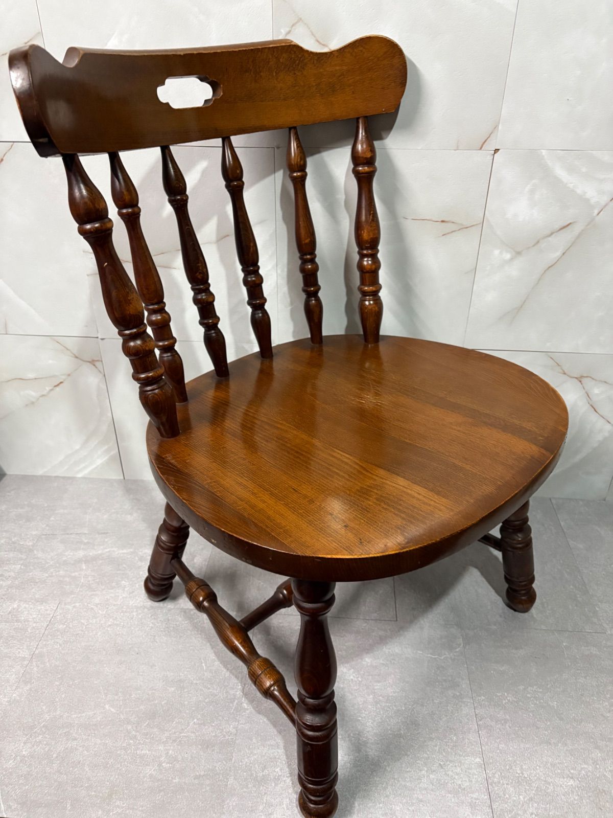 ⑧ 柏木工 KASHIWA ウィンザーチェア オールド ろくろ脚 vintage