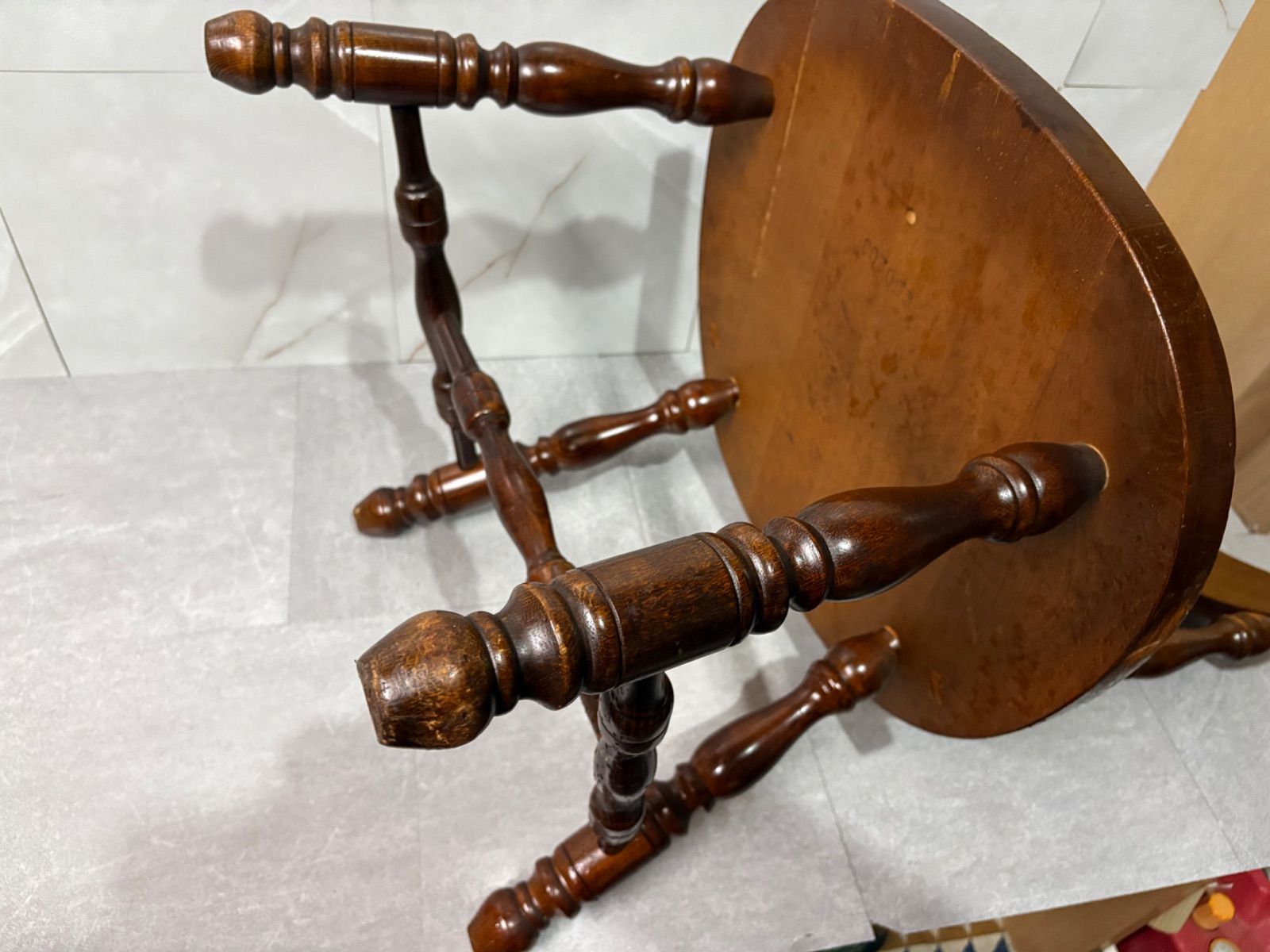 ⑧ 柏木工 KASHIWA ウィンザーチェア オールド ろくろ脚 vintage