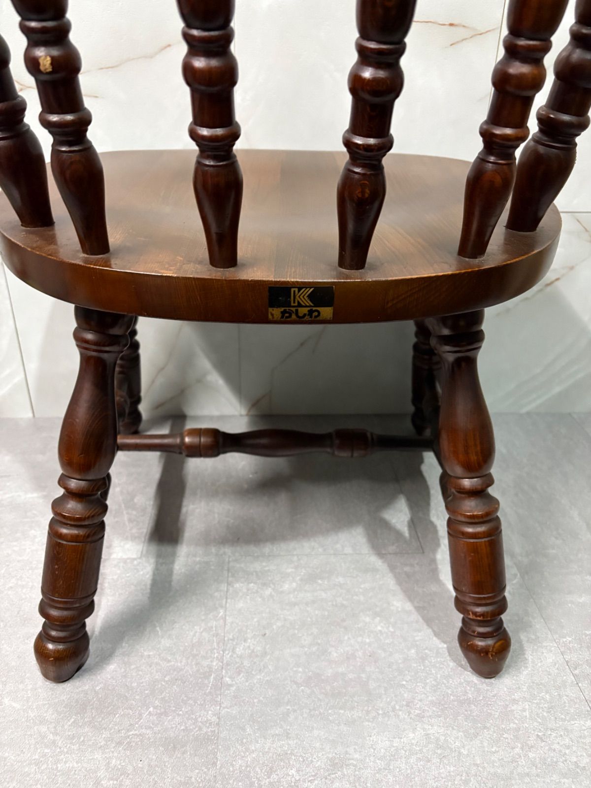 ⑧ 柏木工 KASHIWA ウィンザーチェア オールド ろくろ脚 vintage