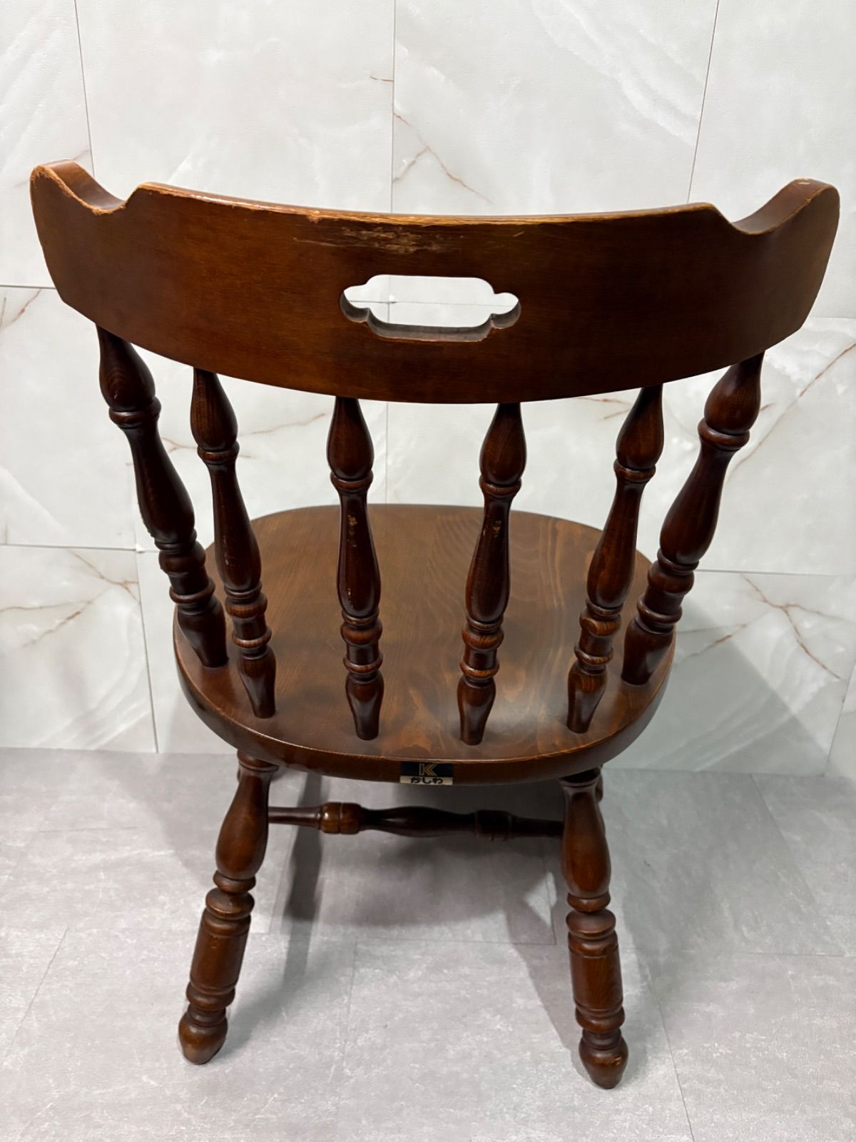 柏木工 ウィンザーチェア オールド ろくろ脚 vintage ヴィンテージ ② ⑨ 柏木工 KASHIWA ウィンザーチェア オールド ろくろ脚 vintage