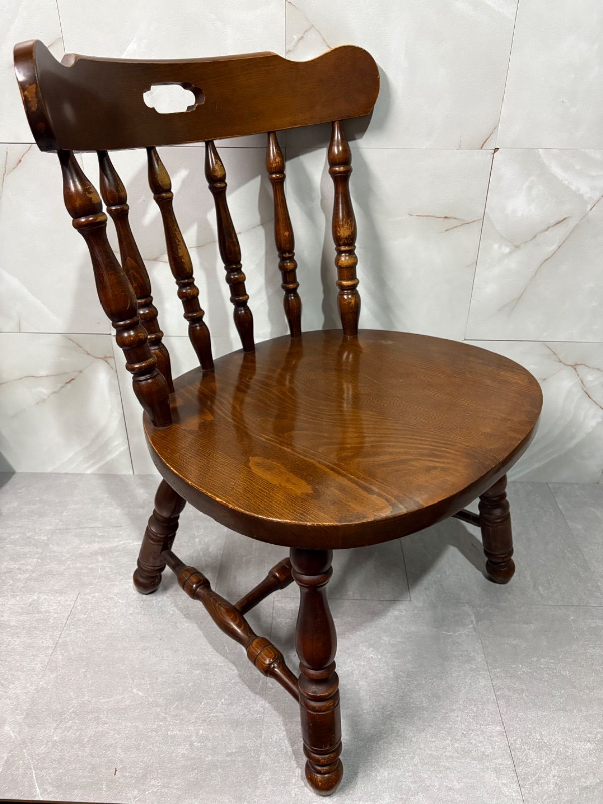 ⑨ 柏木工 KASHIWA ウィンザーチェア オールド ろくろ脚 vintage