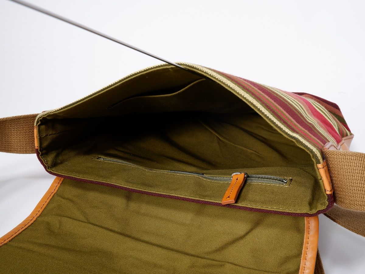 ショップ Paul Smithポールスミス キャンバス×レザー マルチボーダー