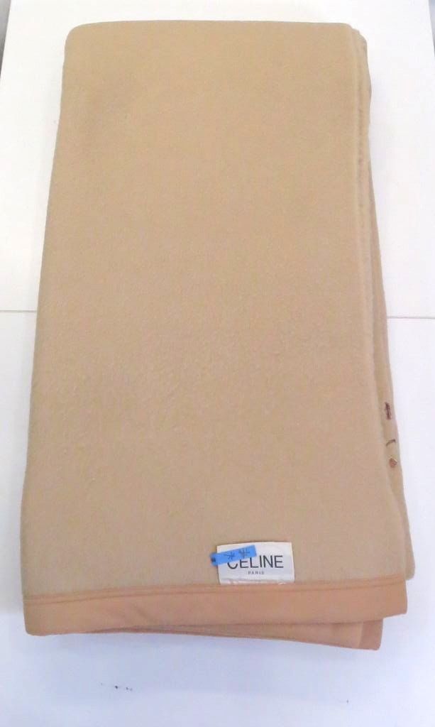 227214】CELINE 最も安い セリーヌ 西川産業 ウール100％ 140*200cm