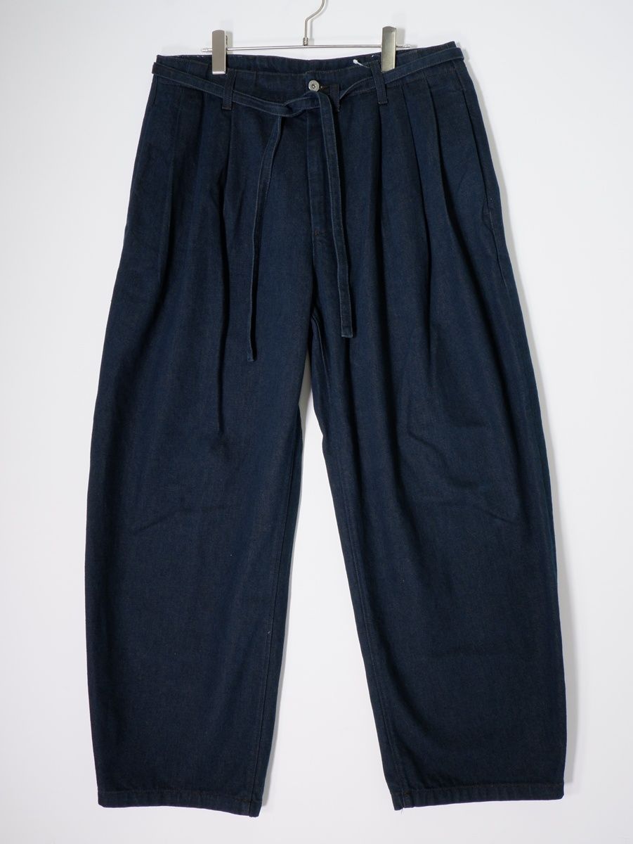 ザラ　SOSHIOTSUKI x ZARA ワイドレッグプリーツデニムパンツ ZARAザラ SOSHIOTSUKI ベスト x ZARA ワイドレッグプリーツデニム