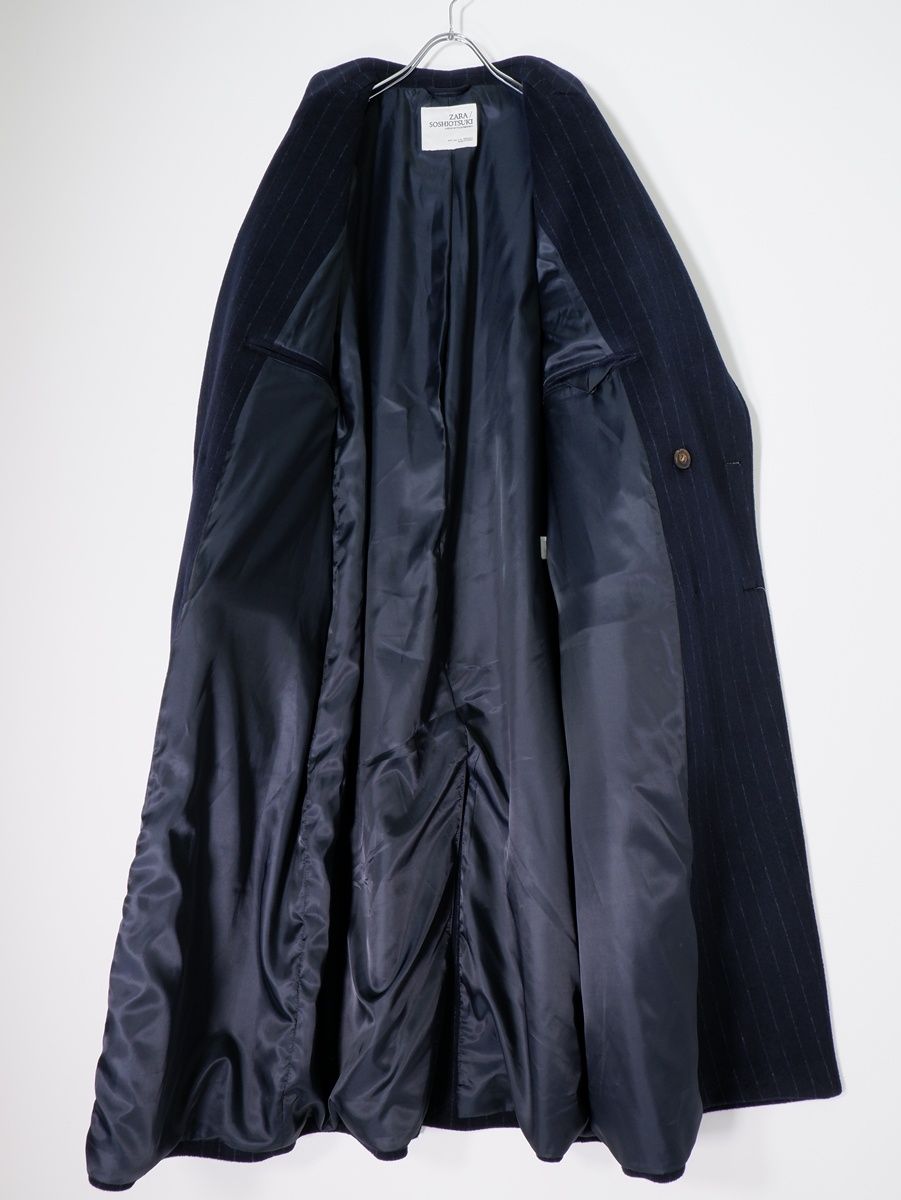 オーバーサイズフィットコート ZARA ザラ ZARAザラ 2025AW SOSHIOTSUKI x ZARA オーバーサイズフィット ピン